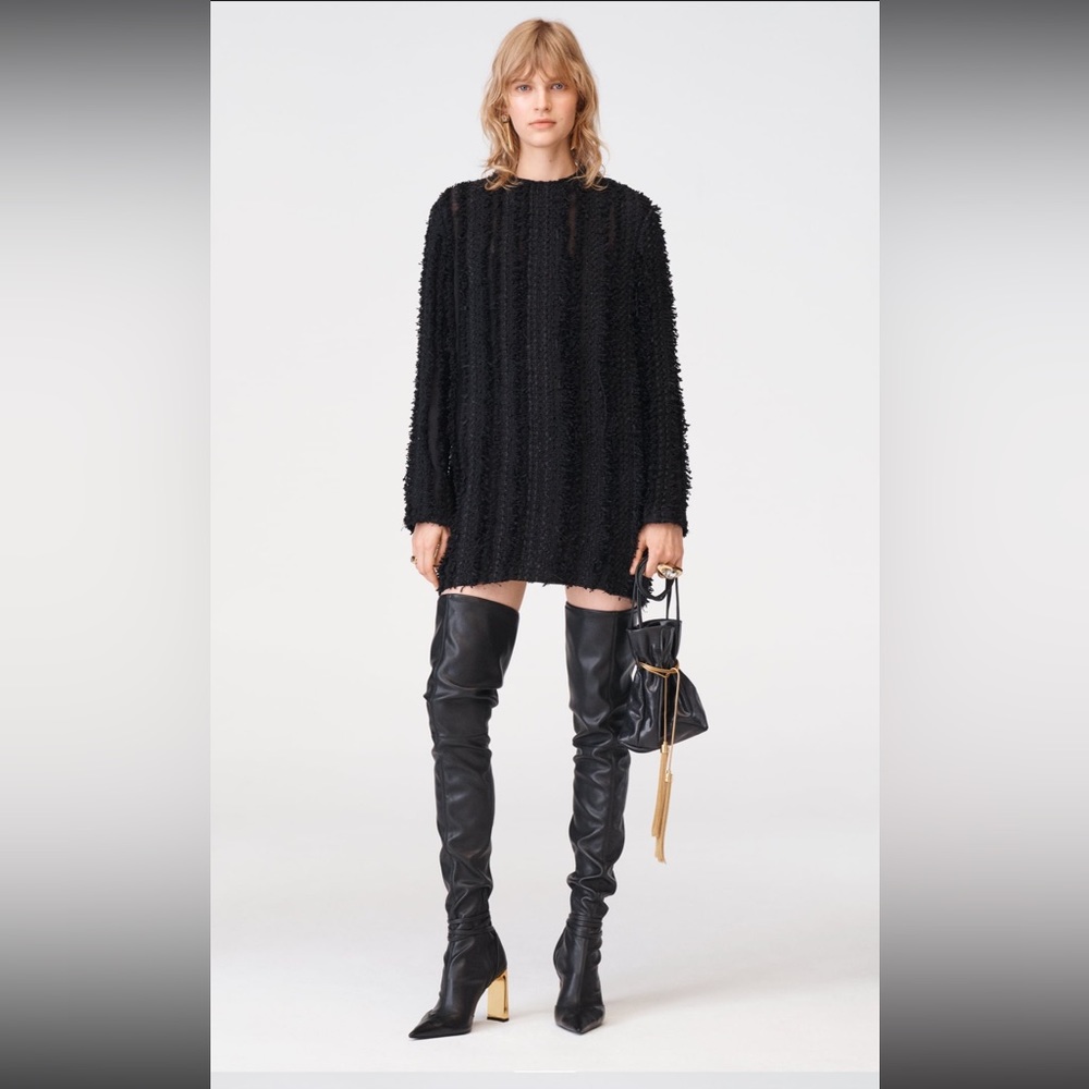 Textured mini dress limited edition